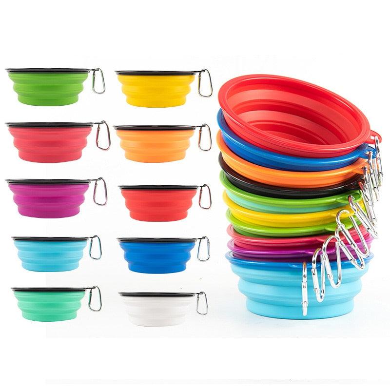 Pote Comedouro/Bebedouro para PET em Silicone 350ml -GoBowl